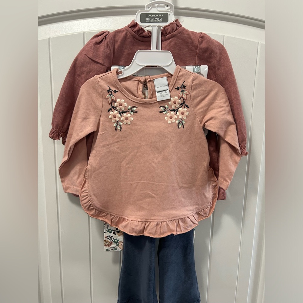 NWOT Tahari 12 Month 4 piece outfit toddler girl